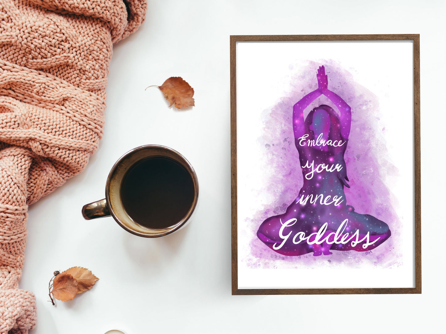 Goddess Quote Art Print Wall Decor | Motivational Witchy Wall Art | Empowering Women Print - Debra Marie Art