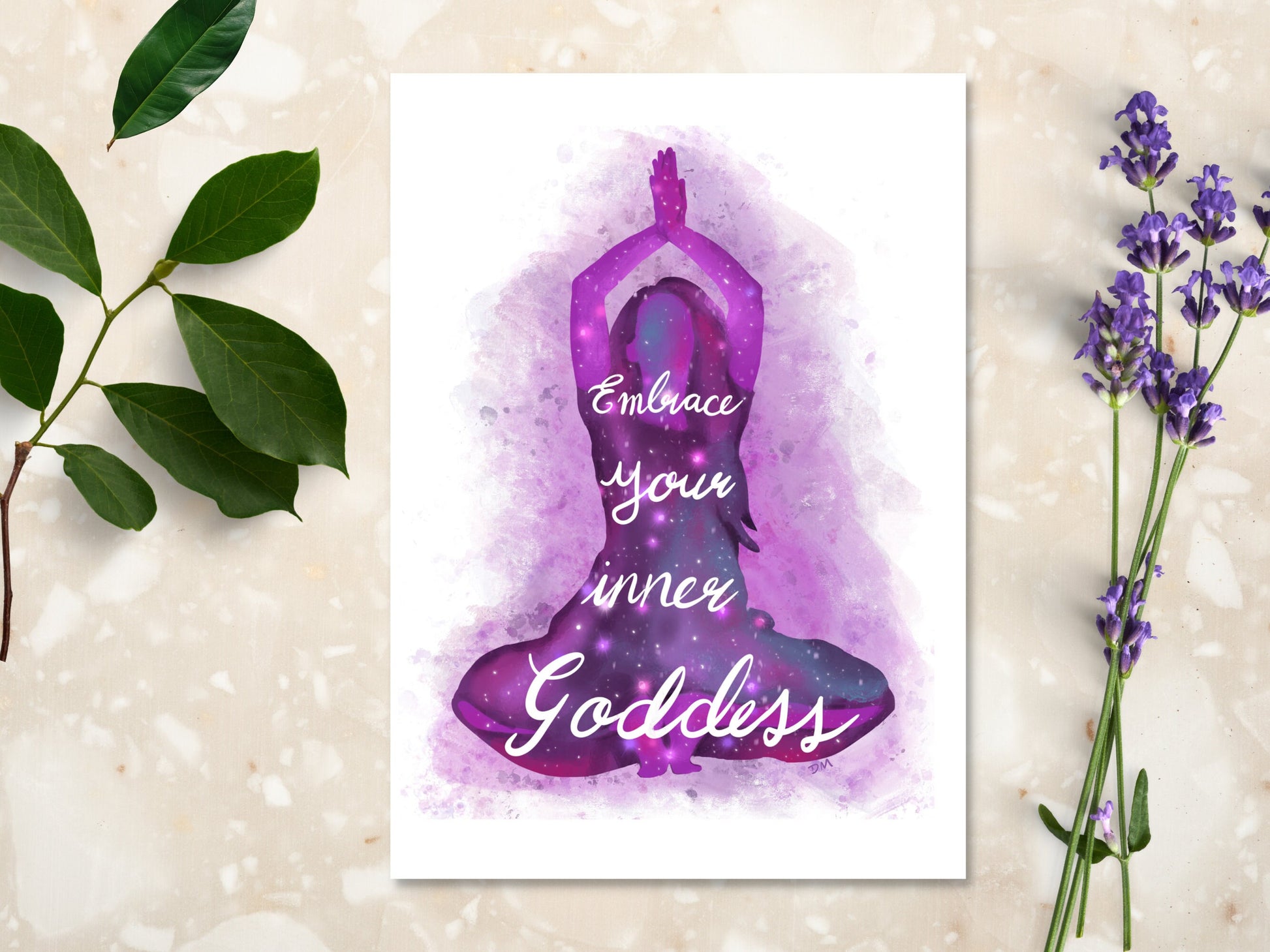 Goddess Quote Art Print Wall Decor | Motivational Witchy Wall Art | Empowering Women Print - Debra Marie Art