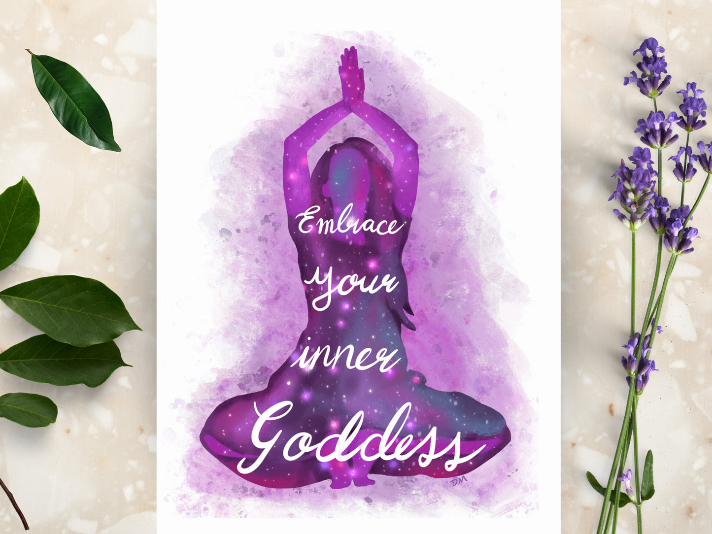 Goddess Quote Art Print Wall Decor | Motivational Witchy Wall Art | Empowering Women Print - Debra Marie Art